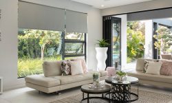 Open-Plan Living Room Blinds blockout roller blinds