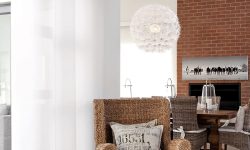Open-Plan Living Room Blinds sliding panel blinds